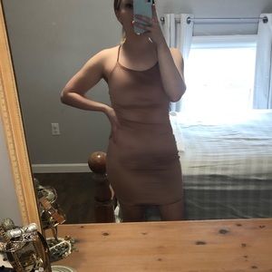 Tank top velvet dress